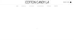 Desktop Screenshot of cottoncandyla.com